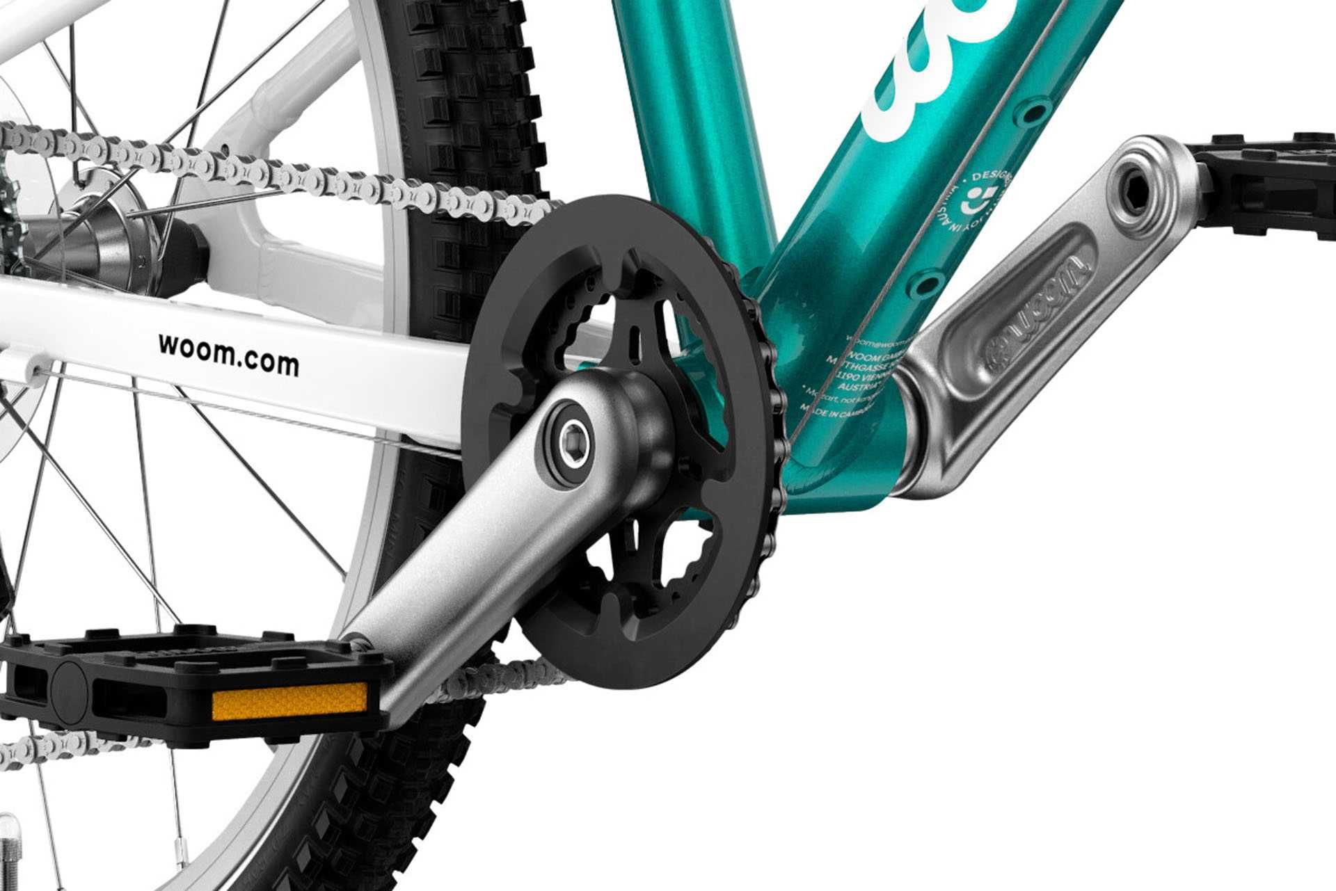 woom 4 GO - turkusowy metallic turquoise - Rowermojezycie.pl