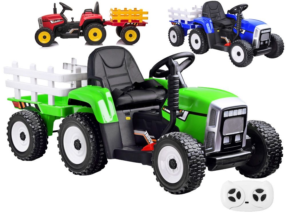 12v +PILOT Traktor z przyczepą na akumulator +PRZYCZEPA