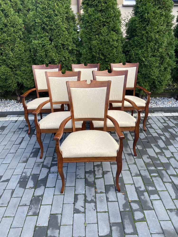 Komplet 6 krzesła/fotele