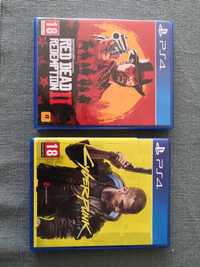 Gry ps4 : super okazja : cyberpunk 2077 i Red Dead redemption 2