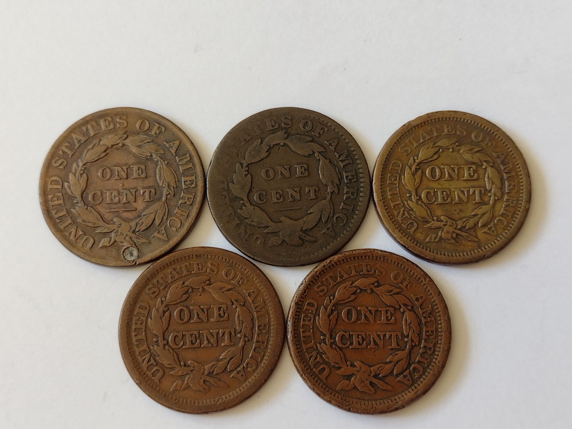 1 cent USA 1851 r