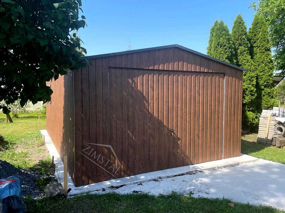 Garaże Dowolny Wymiar Garaż blaszany Blaszane 3x5 4x5 4x6 6x5 6x6 7x6