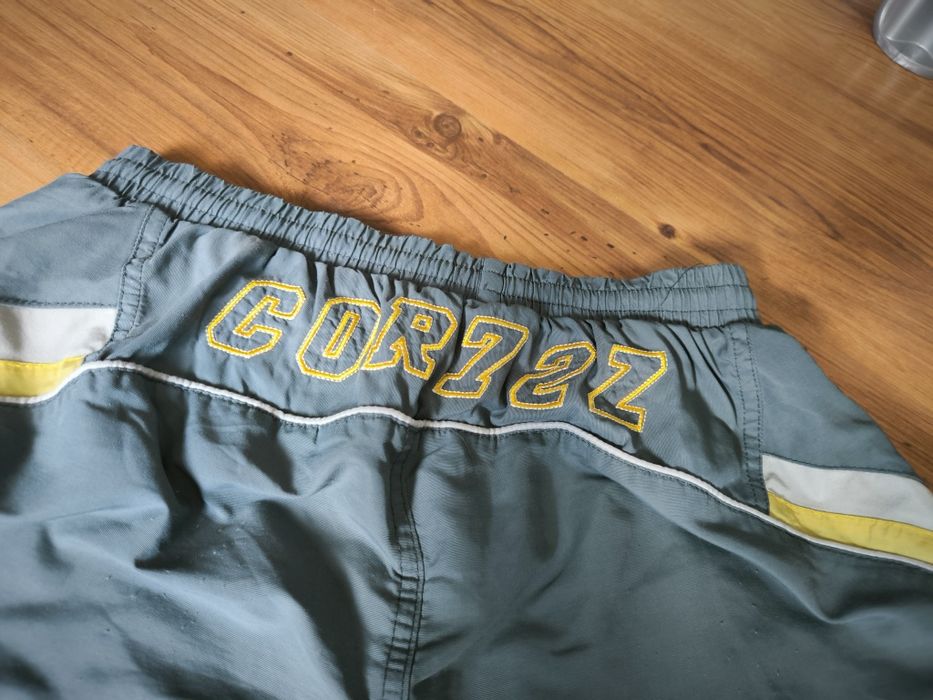 Nike Cortez spodenki męskie L za kolano lato siłownia szare grafit