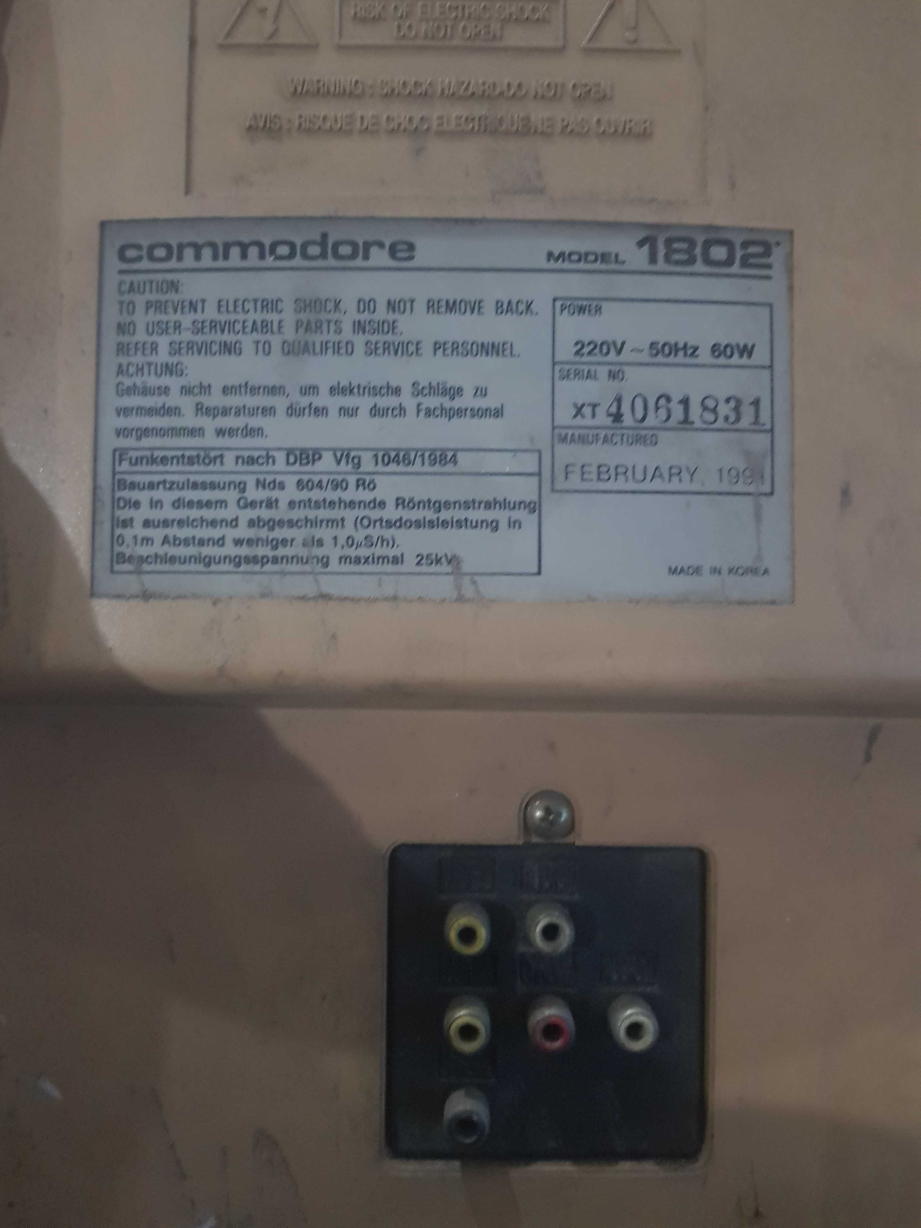 Video monitor Commodore 1802