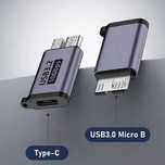 Adapter USB c - (duże) micro USB HDD szybkie przejściówka do dysku