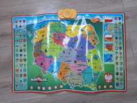Dumel Mapa Polski stan idealny, zabawka interaktywna, z pudełkiem