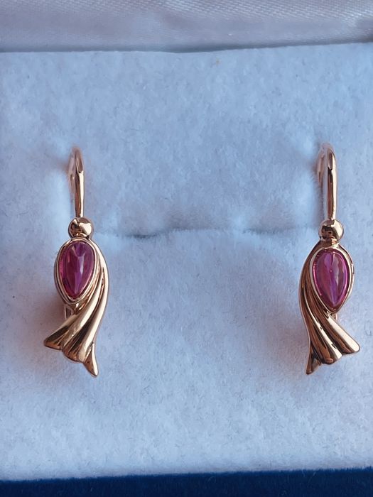 Золотые серьги 583 проба ссср