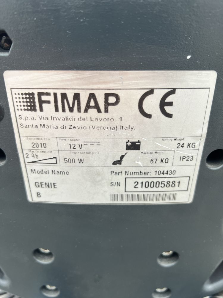 Pakiet 3 x Szorowarka Comac Vispa 35 B Fimap Genie B import DE