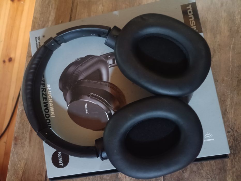 Słuchawki bezprzewodowe nauszne Tonsil R65BT BluetoothANC wbudwany mik
