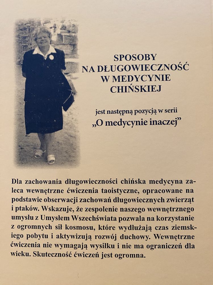 Sposoby długowieczności w medycynie chinskiej Krystyna Alagor