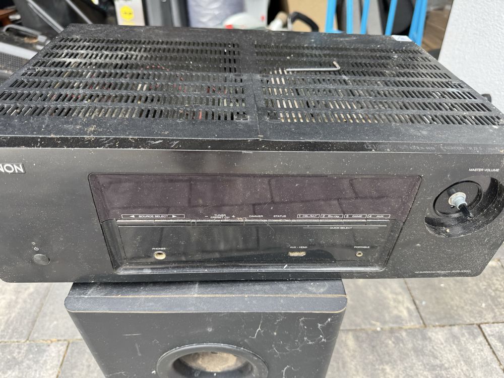 Denon wzmaczniacz i subwoofer