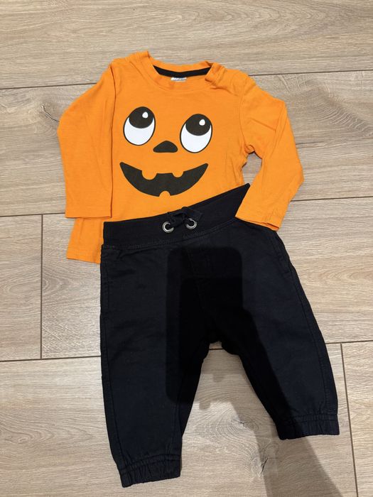 Bluzka i spodnie - halloween - h&m - 68