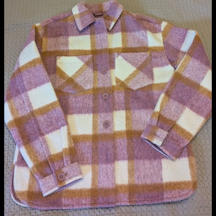 Нова тепла куртка рубашка sinsay 158