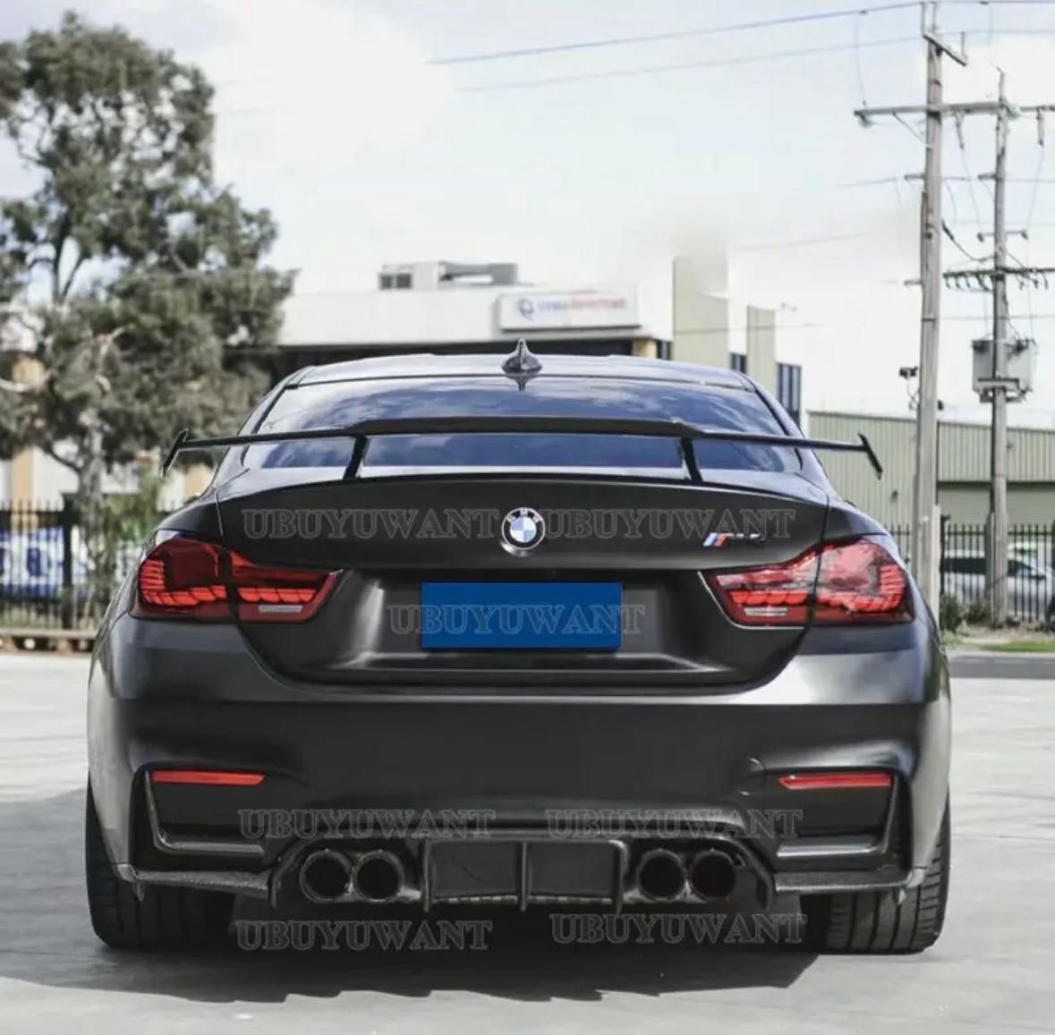 Универсальный спойлер антикрыло бленда BMW G20 накладка на багажник