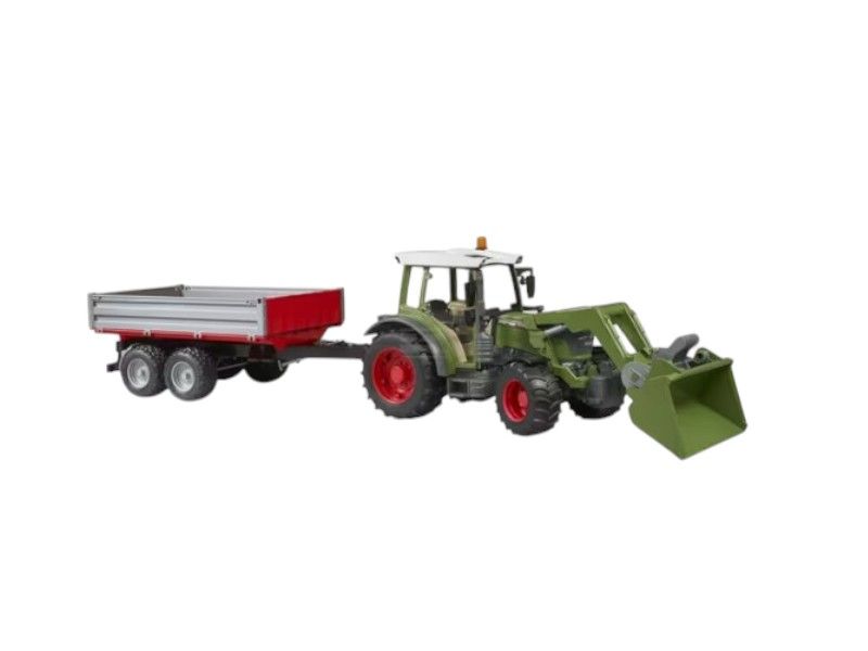 Ciągnik Rolniczy Fendt Vario 211 z Ładowaczem i Wywrotką Bruder - Pro
