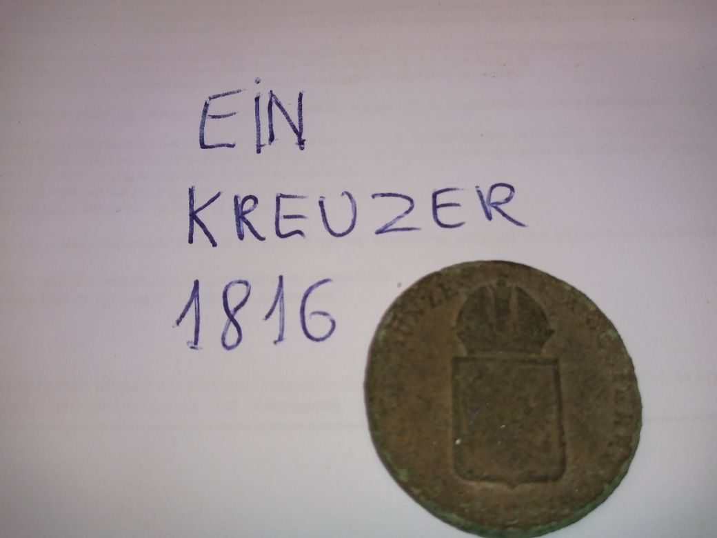 Stara moneta Ein kreuzer 1816