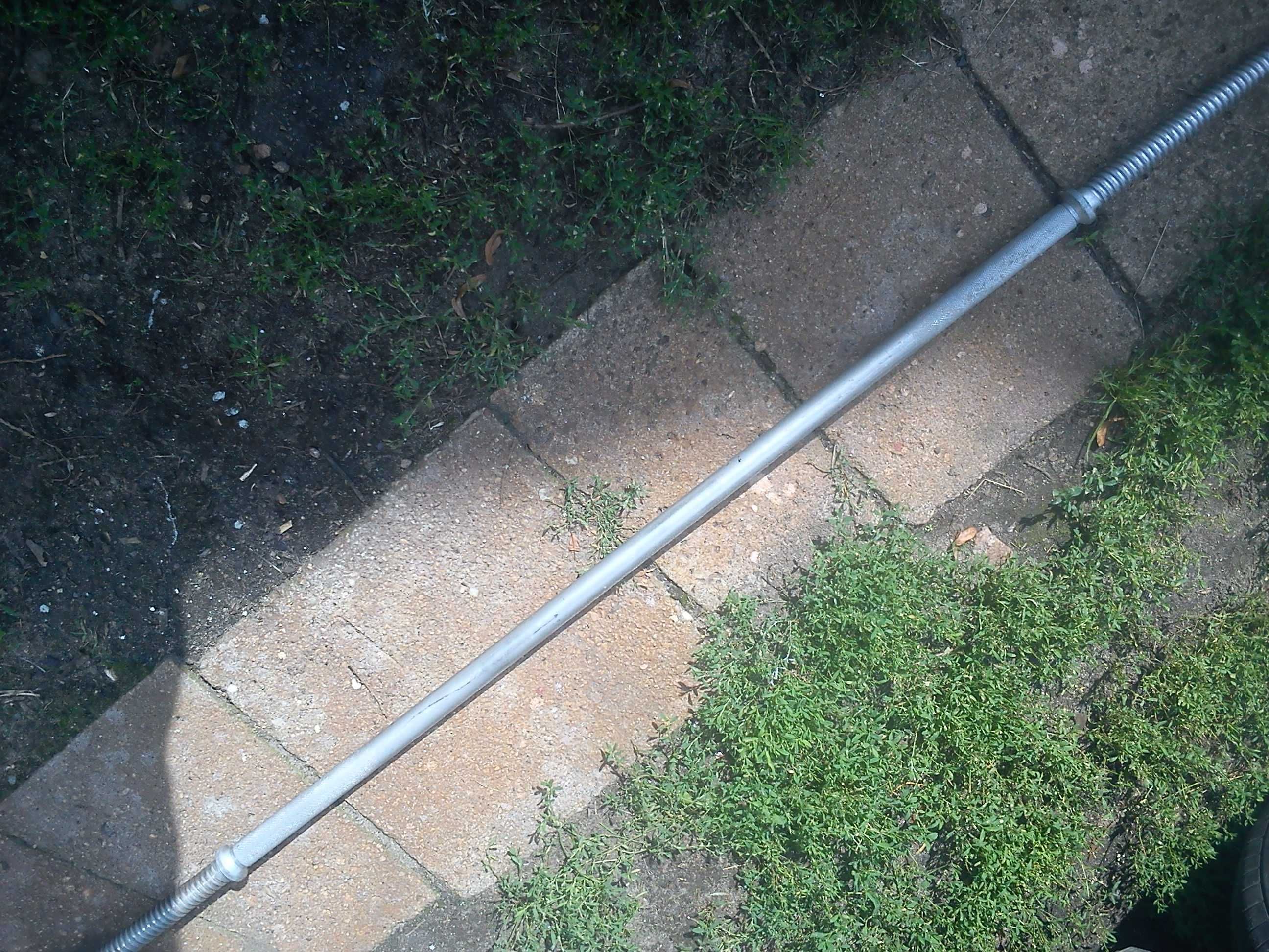 gryf prosty 152 cm fi 25 mm super stan ławeczka obciążenie