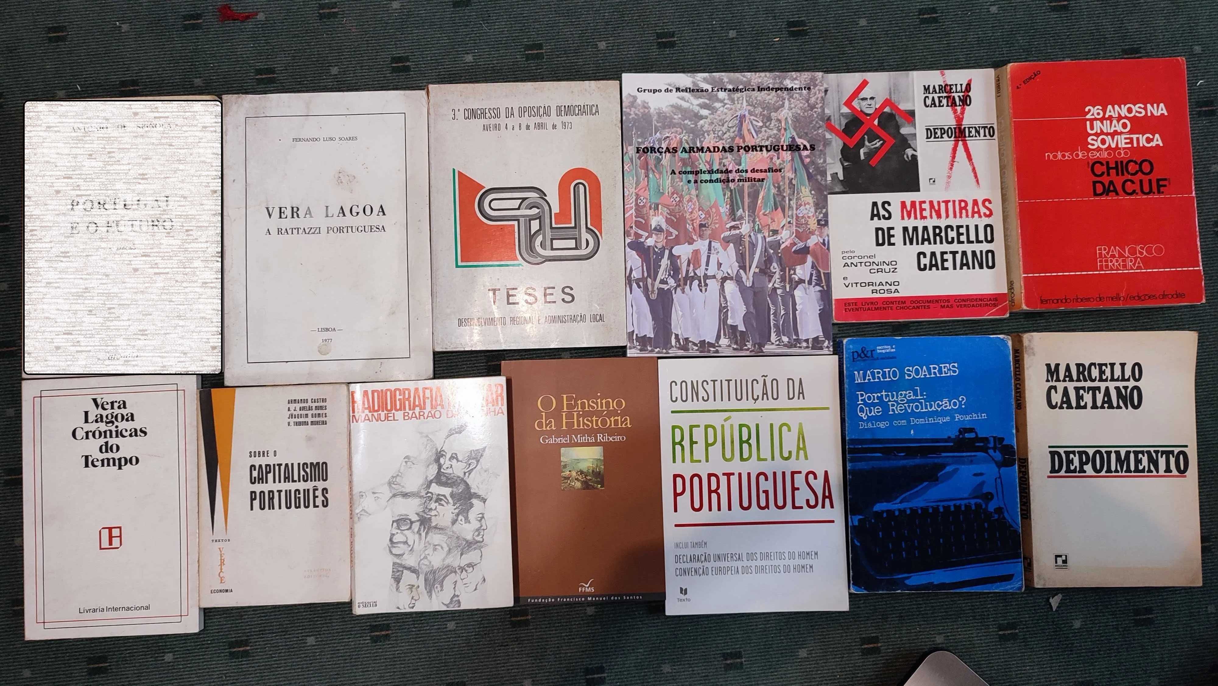 Lote 29 livros História e Politica Portugal