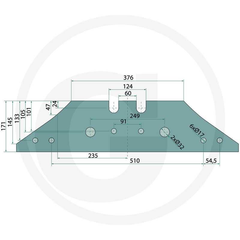 Płoza długa Kverneland 073609 od Granit Parts prawa i lewa wyprzedaż