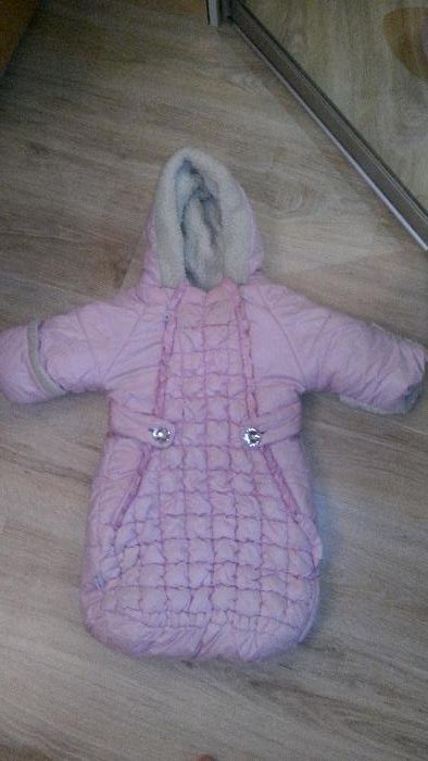 Конверт,комбинезон на меху Libellule с пуговицами-кристаллами