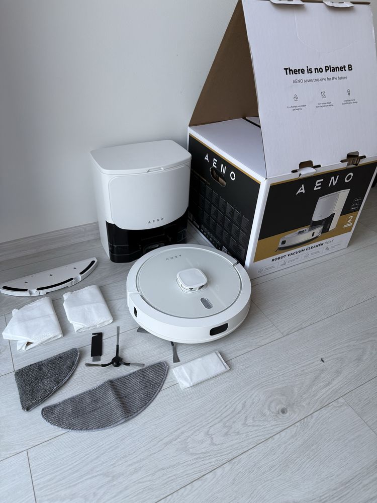 Robot Sprzątający Odkurzacz AENO RC4S Odkurzanie + Mopowanie