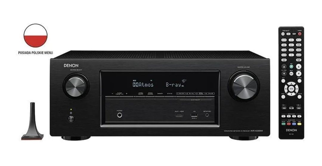Denon AVR-X2200W 7.2 Amplituner sieciowy 125W 7 kan Dolby Atmos iDTS:X