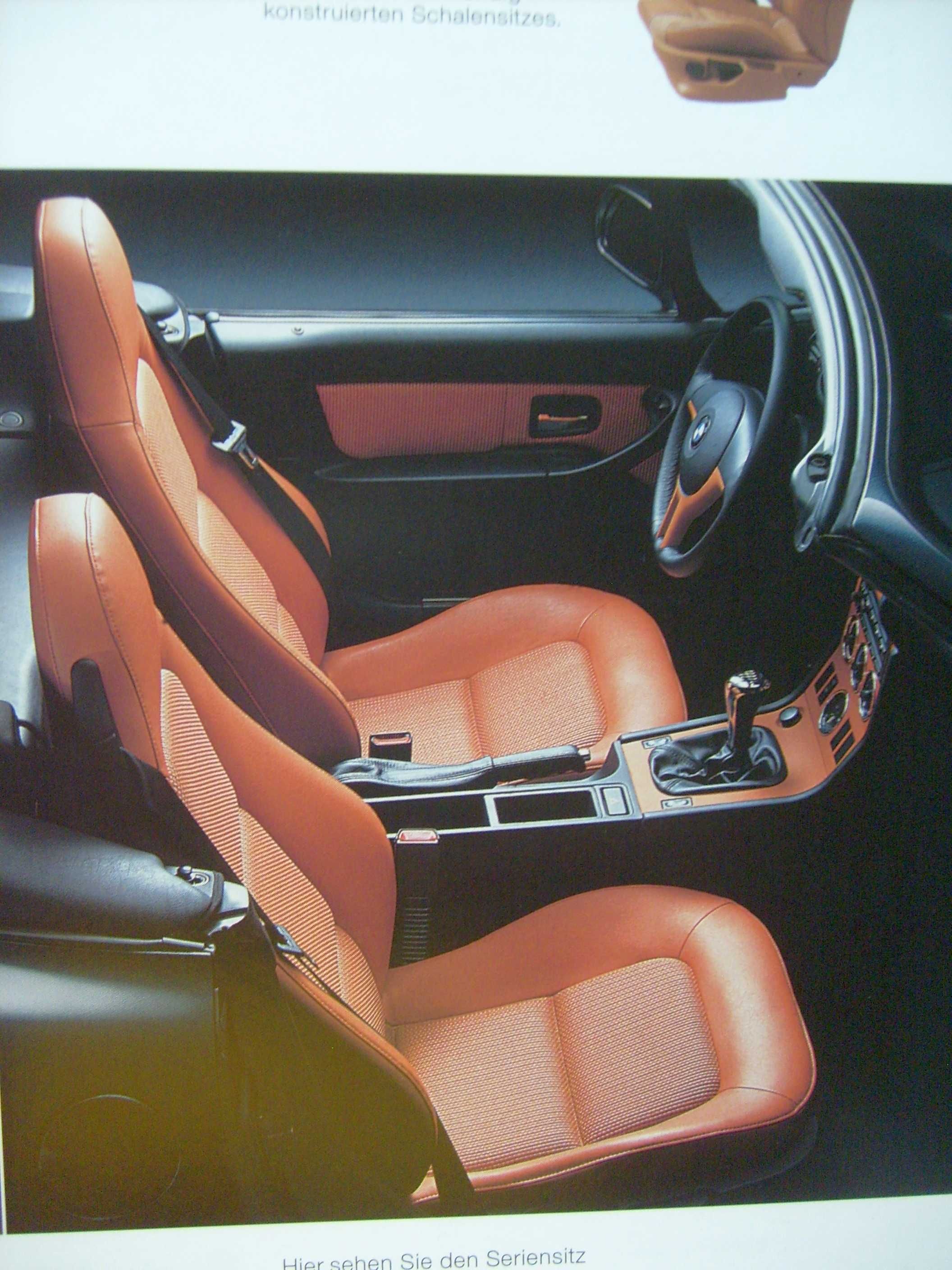 BMW Z3 Roadster E36/7 - 1999 *prospekt wyposażenie opcjonalne