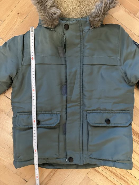 Kurtka zimowa khaki rozmiar 110