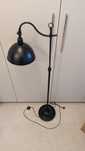 Czarna lampa podłogowa Markslöjd EKELUND 1xE27 Styl loft
