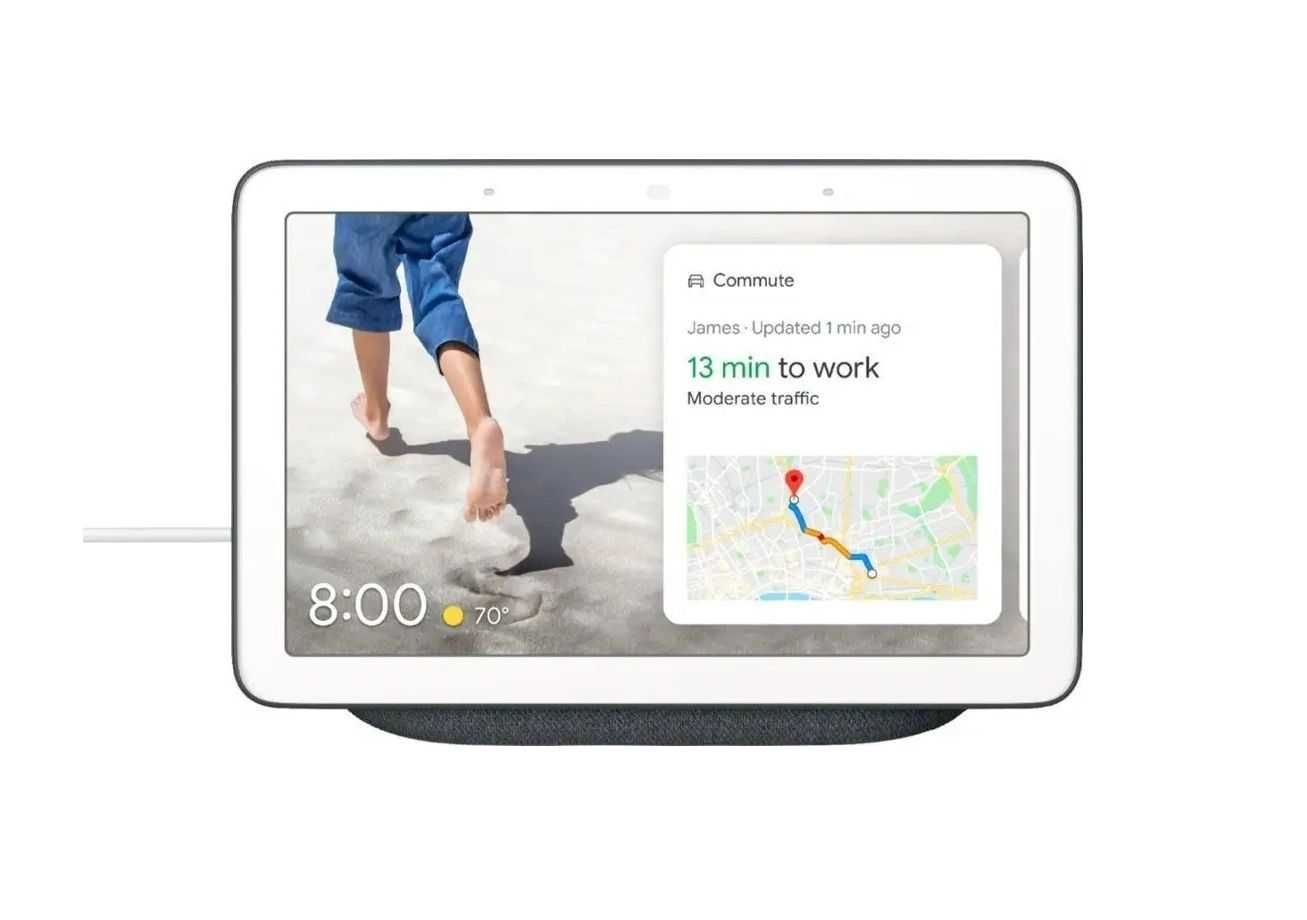 Google Home Hub ramka na zdjęcia plus asystent google z głośnikiem