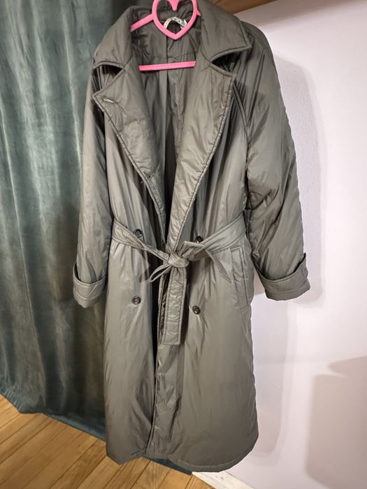 Зелений плащ на синтепоні Frizman