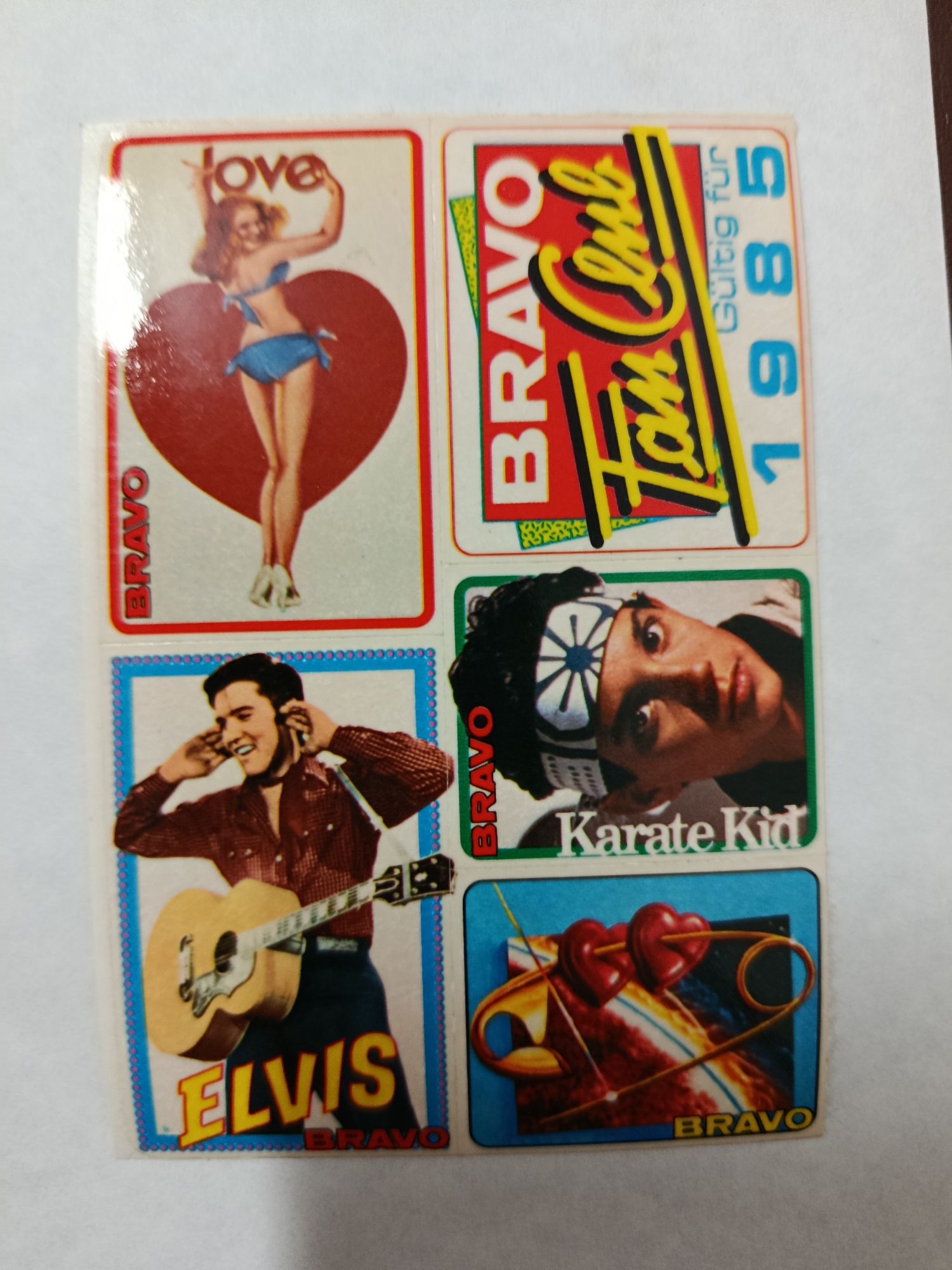 Lote de AUTOCOLANTES Musicais ( Anos 80 )