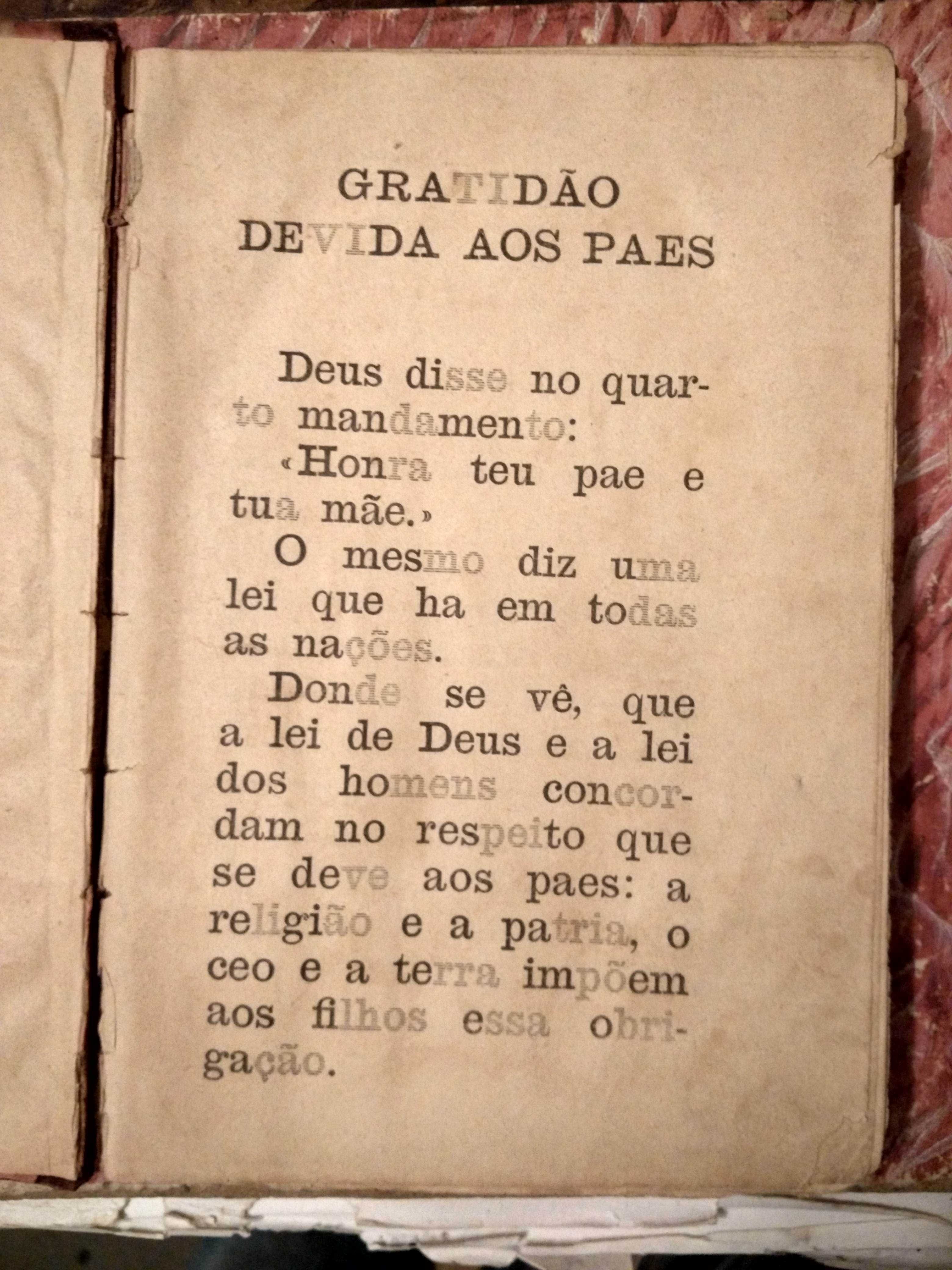 OS DEVERES DOS FILHOS - João de Deus- (Ano de 1896)