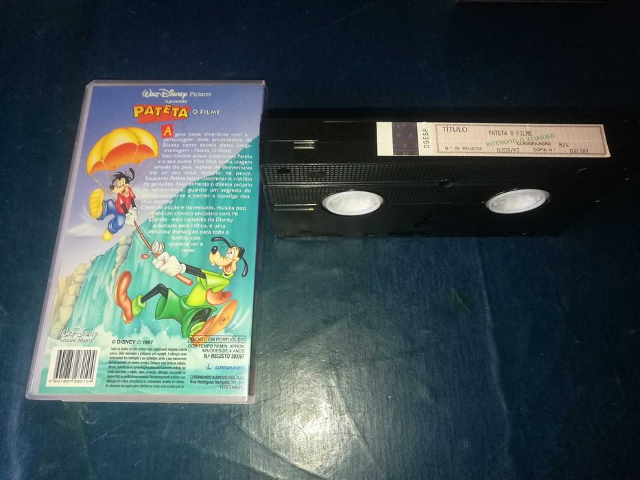 PATETA O FILME (WALT DISNEY)	VHS	(áudio em Português)