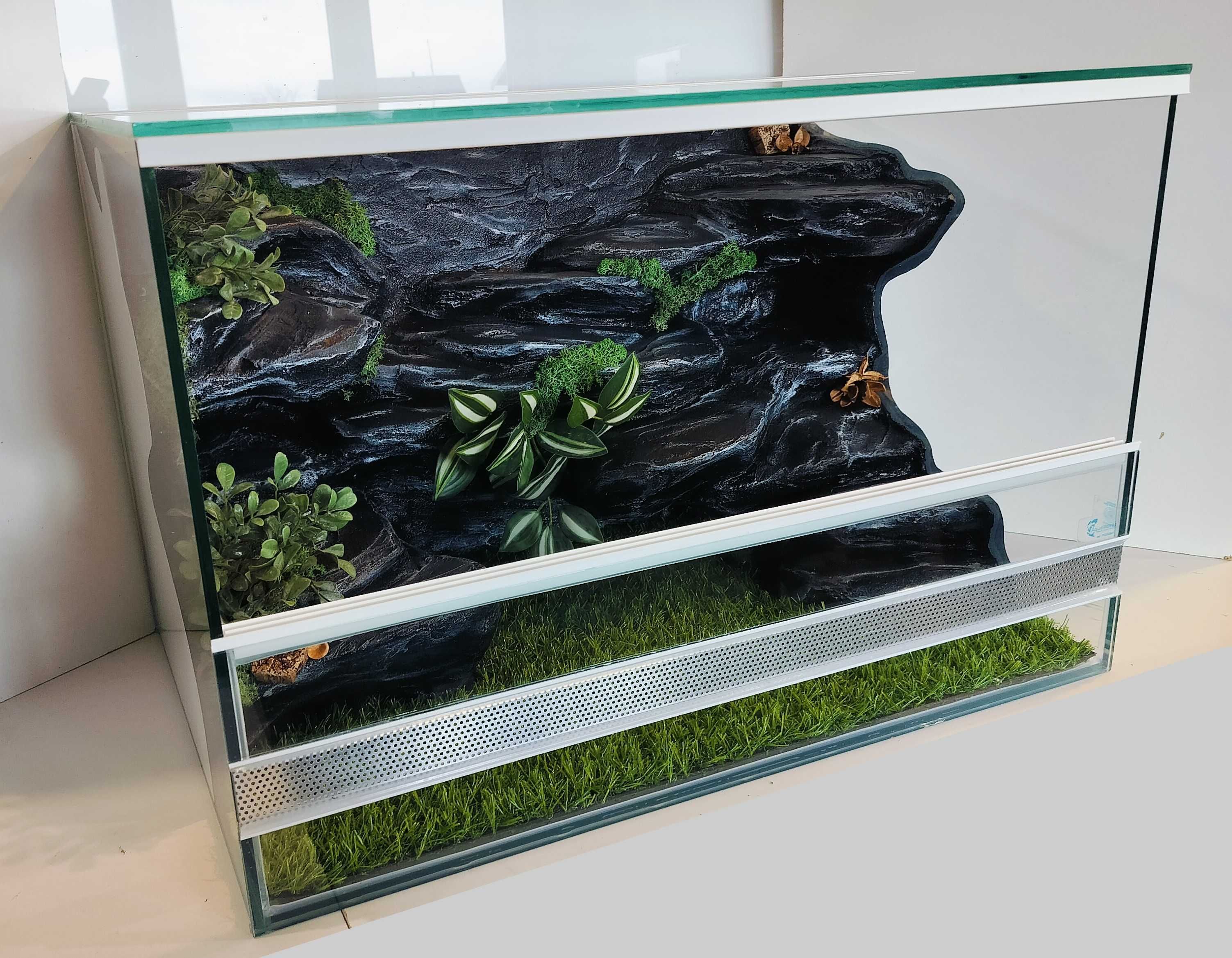 Terrarium z wyposażeniem dla gekona lamparciego, TW33B3L, AquaWaves