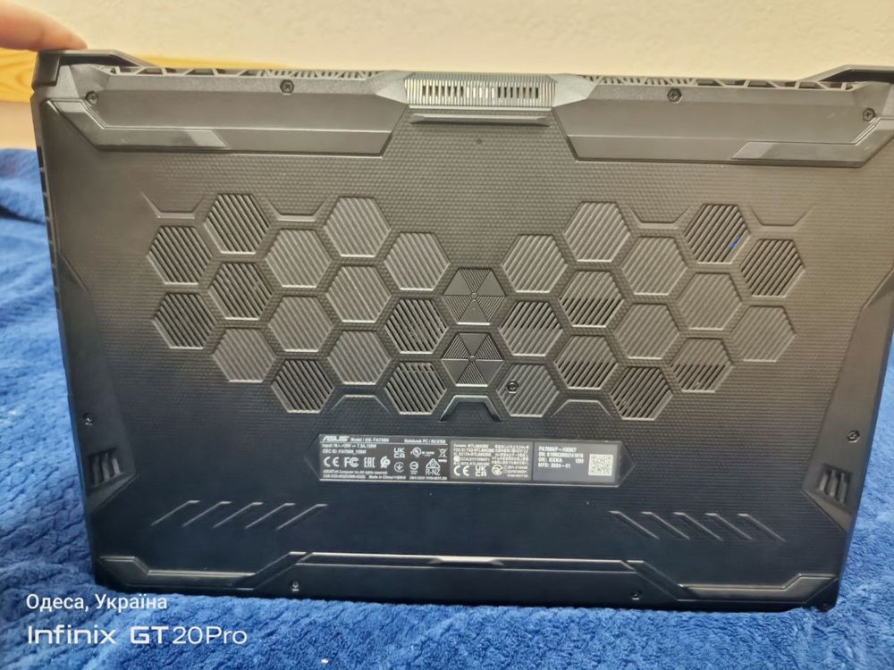 Ноутбук ігровий Asus TUF Gaming A17 FA706NF-HX007 Graphite Black
