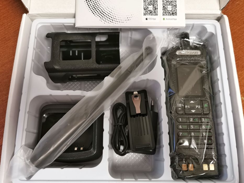 Baofeng DM-32UV radiotelefon DMR, GPS, APRS, USB-C, AES256, FM, AM