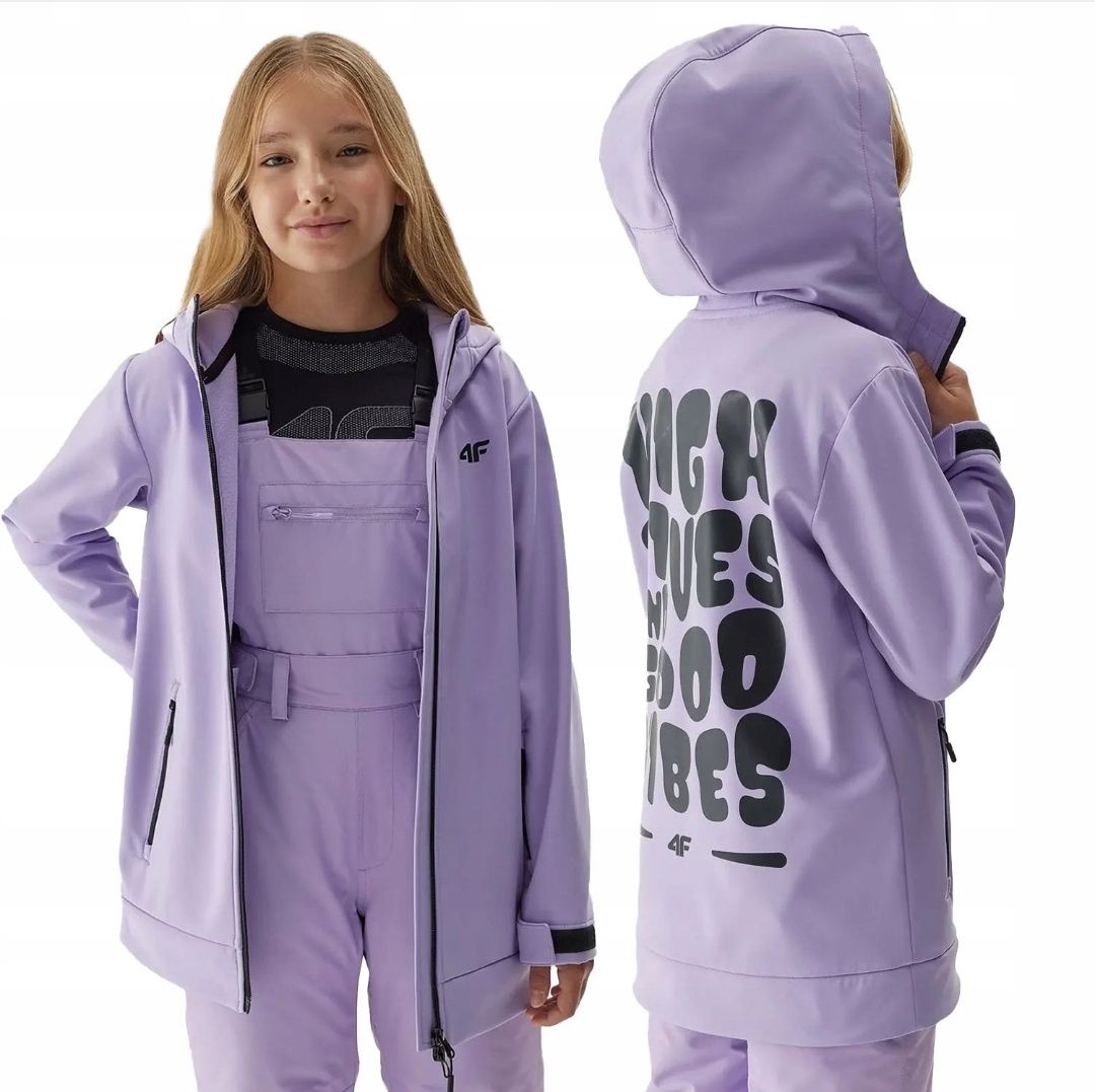 4F kurtka dziewczęca Softshell 152-164
