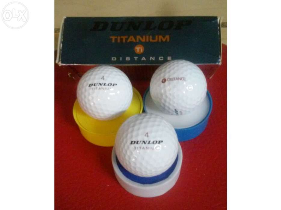 Bolas de golfe para coleccionadores com diversa publicidade.