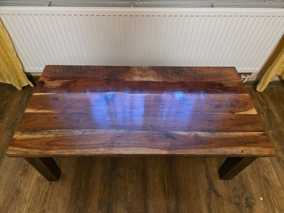 Stół kawowy 120/60/45 cm drewniany