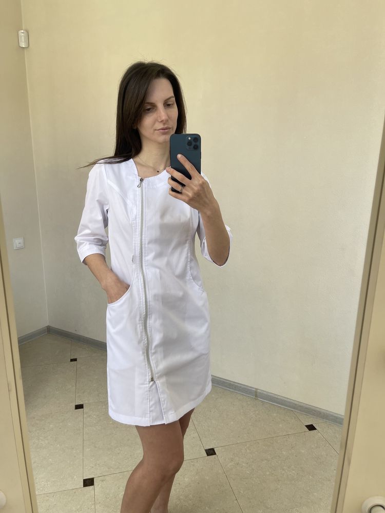 Медицинский халат котон, медицинская одежда,медичний халат
