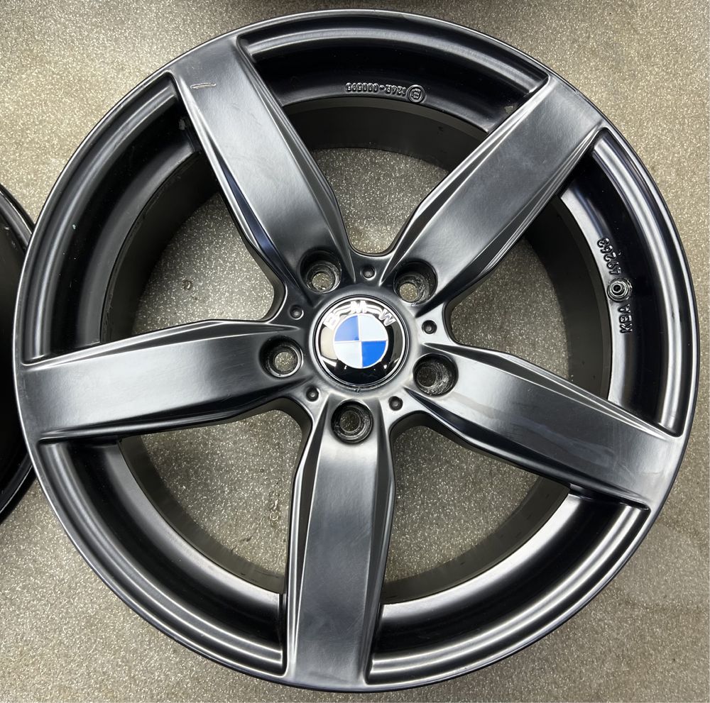 Диски r17 5 120 et30 J8 титани BMW f30 f10 f01 e60 бмв чорні