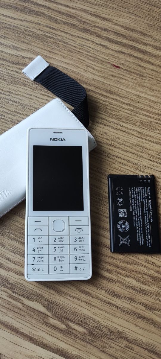 телефон Nokia 515 White Dual Sim+блютуз наушник(оригинал)