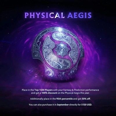 50% знижка 2025 Collector’s Aegis of Champions , Dota 2