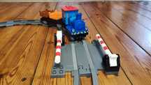 LEGO Duplo pociąg straż zoo zwierzęta,