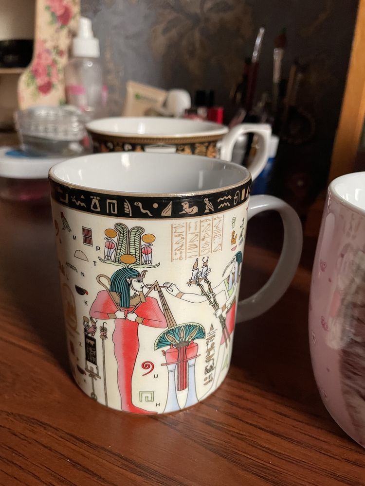 Разные Чашка для чая кофе детская чоловіча египет котики