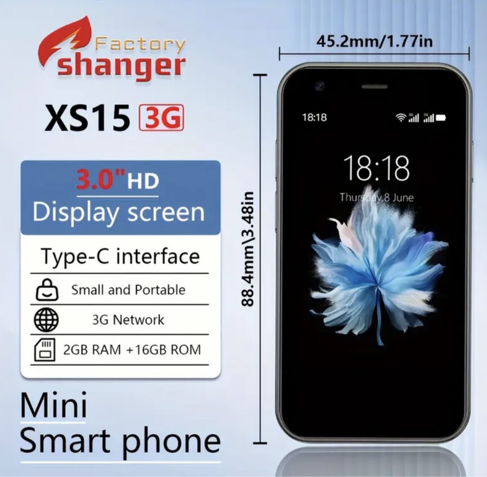Nowy mini smartfon, idealny do ściągania na sprawdzianie lub ukrycia !