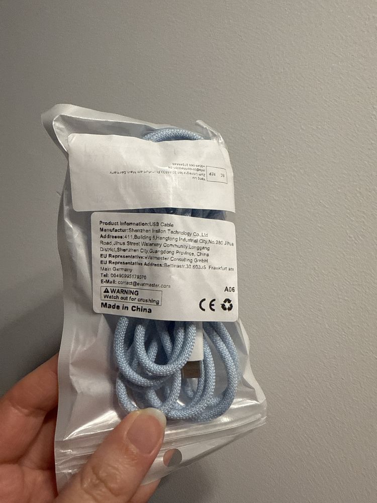 Кабель Type - c to lighting