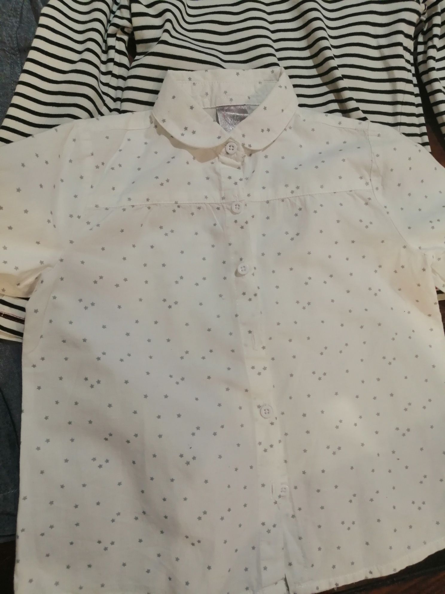 Sukienka i bluzeczki dla dziewczynki rozmiar 110