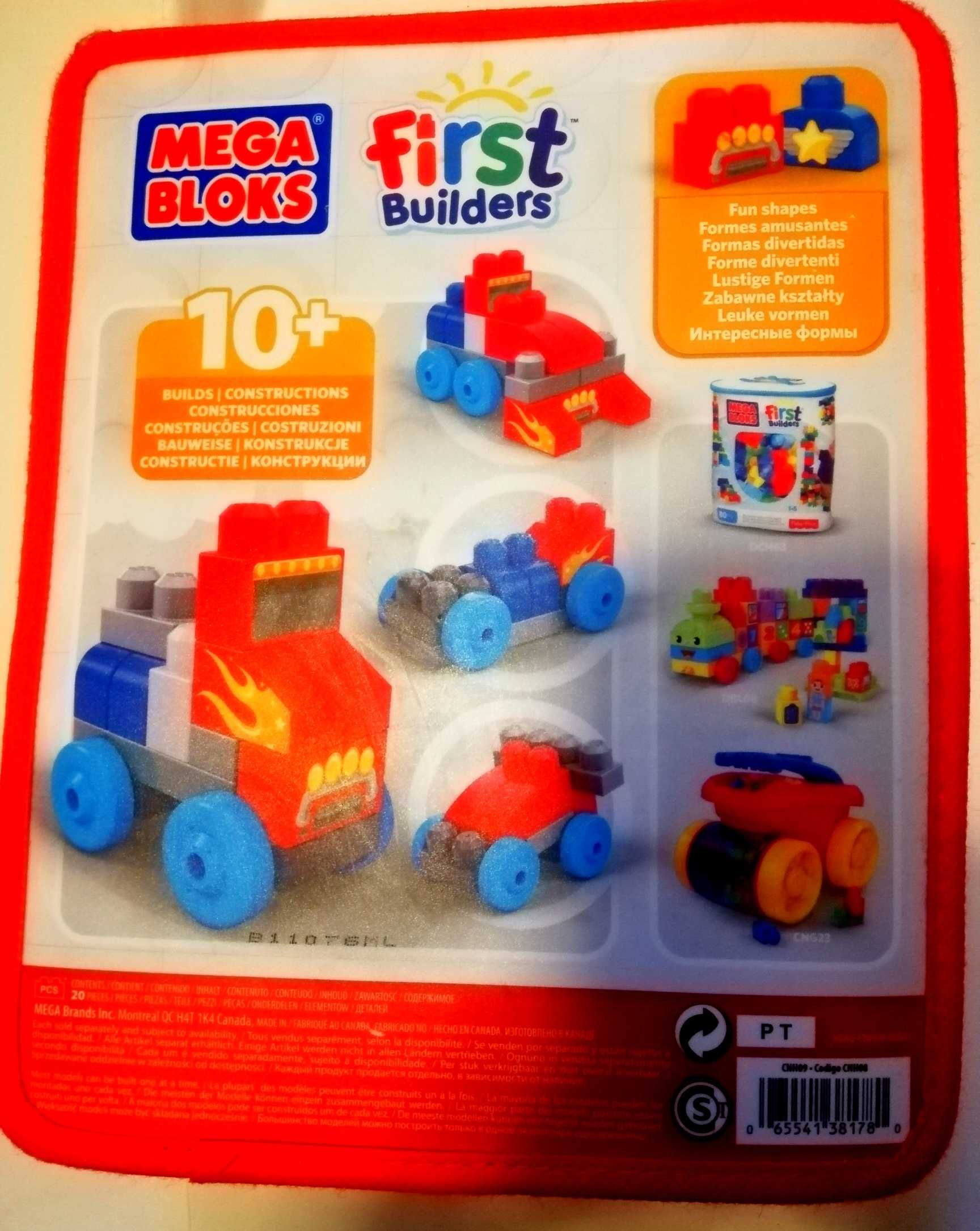 Klocki Mega Bloks Zoomin Vehicles (Pędzące Pojazdy) Fisher Price 1-5